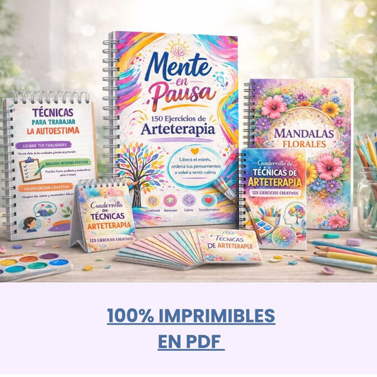 Pack Arteterapia con +300 Ejercicios Terapéuticos!